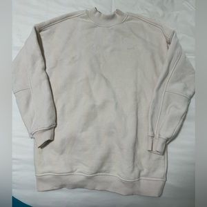NWOT Roots white mock neck long sweater